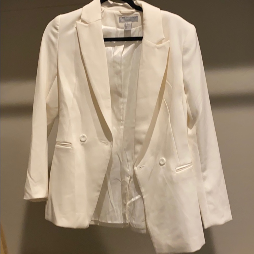 White blazer